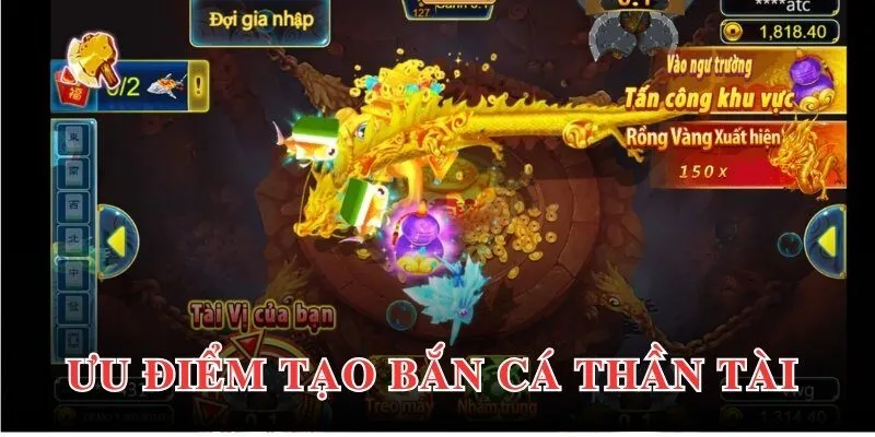 Ưu điểm tạo nên thương hiệu bộ môn bắn cá đổi thưởng đỉnh cao